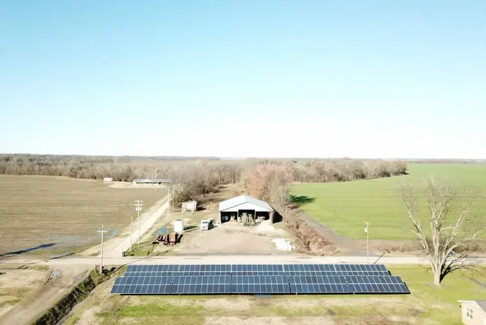 Agricultural System – 64 kW solar installation